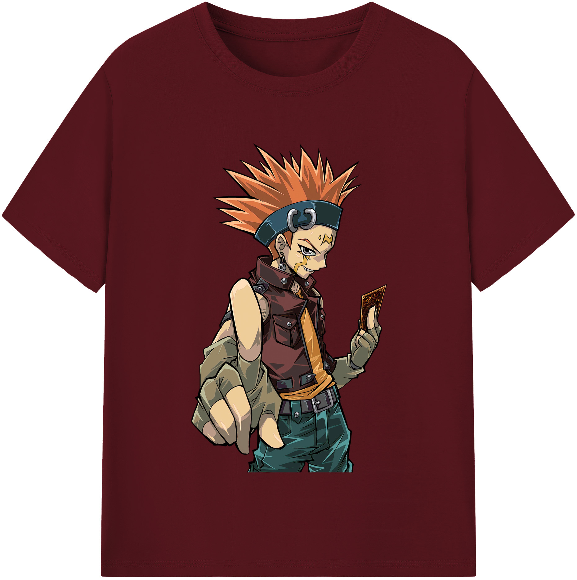 （画像用） 遊☆戯☆王 Yu-Gi-Oh! 綿100％半袖Tシャツ（フロントプリント）